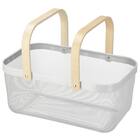 メッシュバスケット EM4026 ロング(ライトグレー) 1枚目画像