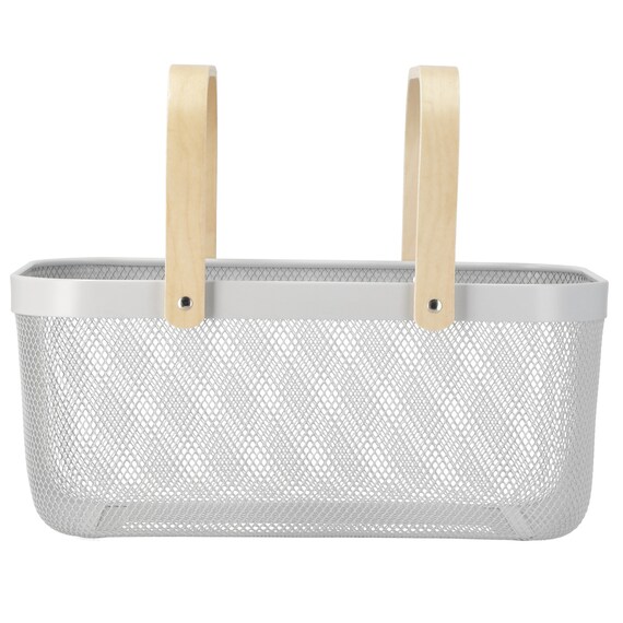 メッシュバスケット EM4026 ロング(ライトグレー) 4枚目画像