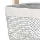 メッシュバスケット EM3124(ライトグレー) 6枚目画像