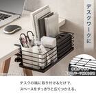 デスクサイドラック(DL3018ブラック) 2枚目画像