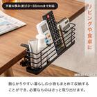 デスクサイドラック(DL3010ブラック) 3枚目画像