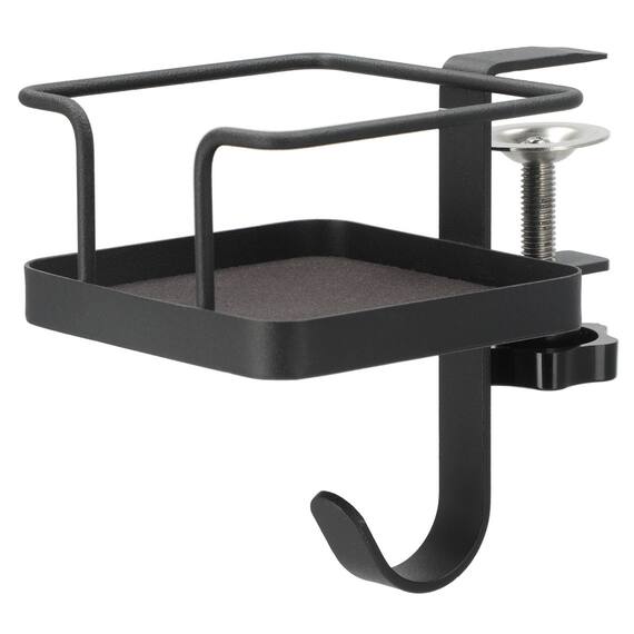 デスクサイドカップホルダー913(ブラック ) 1枚目画像