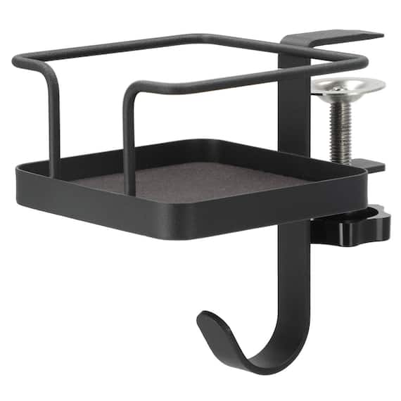 デスクサイドカップホルダー913(ブラック ) 1枚目画像