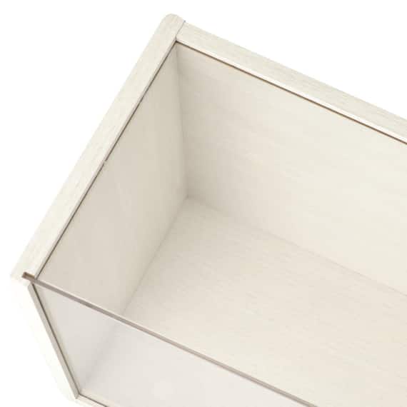 縦横兼用 木目調 ディスプレイボックス 奥行20cm(LD01 ホワイトウォッシュ) 9枚目画像