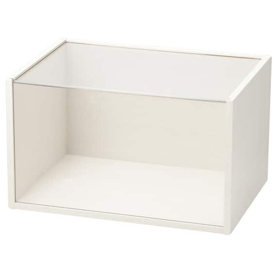 縦横兼用 木目調 ディスプレイボックス 奥行30cm(LD01 ホワイトウォッシュ) 1枚目画像