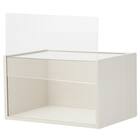 縦横兼用 木目調 ディスプレイボックス 奥行30cm(LD01 ホワイトウォッシュ) 6枚目画像