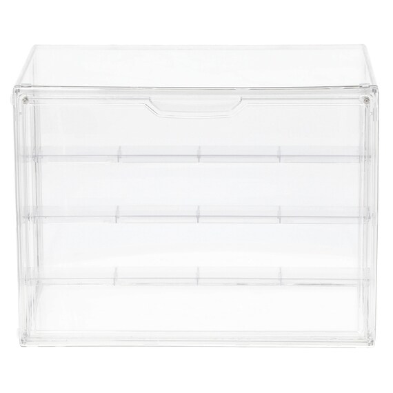 階段状棚板つきディスプレイケース(ND01 7705 クリア) 3枚目画像