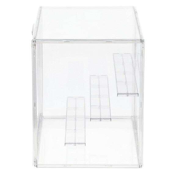 階段状棚板つきディスプレイケース(ND01 7705 クリア) 4枚目画像