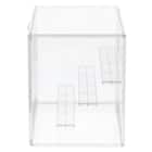 階段状棚板つきディスプレイケース(ND01 7705 クリア) 4枚目画像