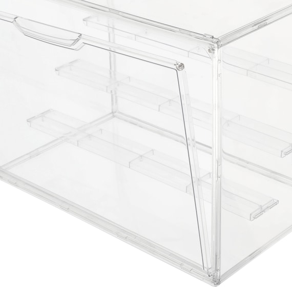 階段状棚板つきディスプレイケース(ND01 7705 クリア) 8枚目画像