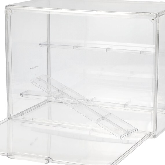 階段状棚板つきディスプレイケース(ND01 7705 クリア) 9枚目画像