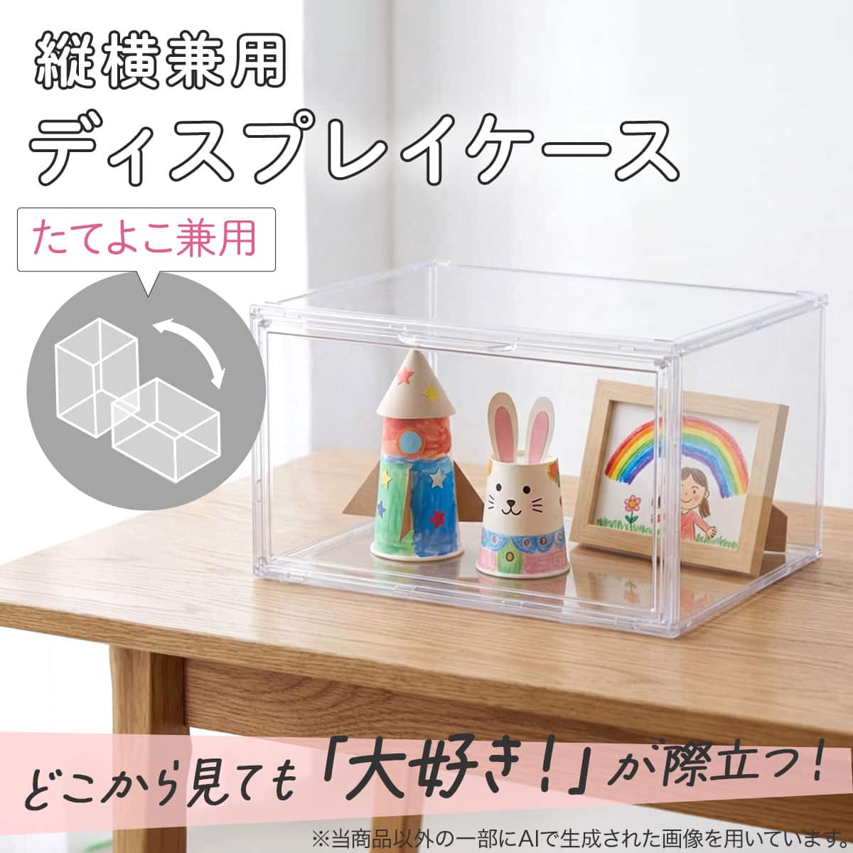 【新品ケース収納】セブンス・コンチネント　レンタルDVD 縦横兼用ディスプレイケース S(ND01 7709 クリア) | ニトリネット