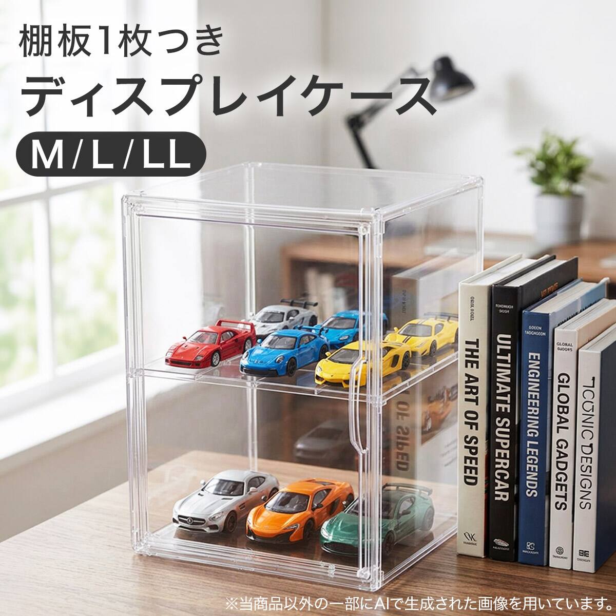 ディスプレイケース LL 棚板1枚つき(ND01 7715 クリア) | ニトリネット
