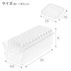 小型バッチが11枚入るケース S(ND01 7718 クリア) 2枚目画像