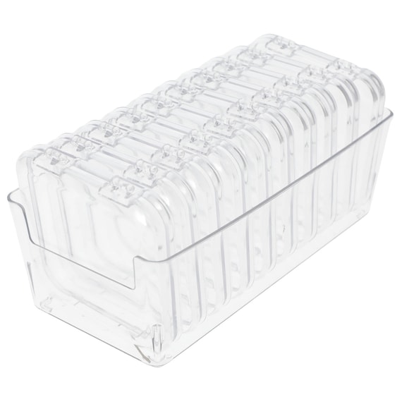 大型バッチが10枚入るケース L(ND01 7719 クリア) 1枚目画像