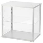 棚板1枚つきディスプレイケース S(LD01 ホワイト) 1枚目画像