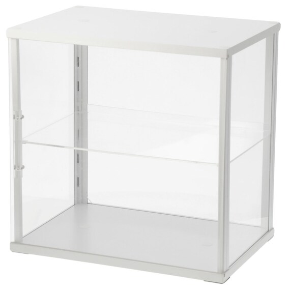 棚板1枚つきディスプレイケース S(LD01 ホワイト) 1枚目画像