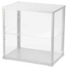 棚板1枚つきディスプレイケース S(LD01 ホワイト) 1枚目画像