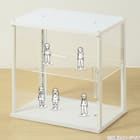 棚板1枚つきディスプレイケース S(LD01 ホワイト) 3枚目画像