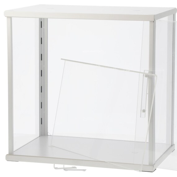 棚板1枚つきディスプレイケース S(LD01 ホワイト) 8枚目画像