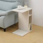 収納棚付き2WAY サイドテーブル(NT01 WW) 1枚目画像