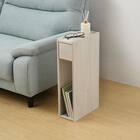 場所をとらないスリムな サイドテーブル(NS01 WW) 1枚目画像