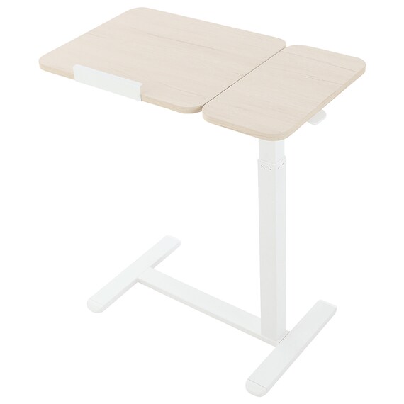 【角度調整機能付き】 昇降テーブル (YG01 WW) 4枚目画像