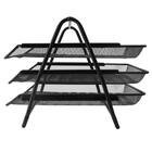 A4ファイル3段トレー(ブラック) 3枚目画像