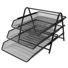 A4ファイル3段トレー(ブラック) 4枚目画像