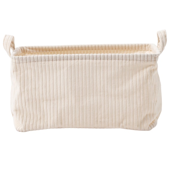 取手付きバスケットL(NF382620 アイボリー) 3枚目画像