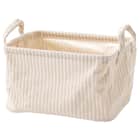 取手付きバスケットS(NF282016 アイボリー) 1枚目画像