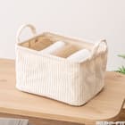 取手付きバスケットS(NF282016 アイボリー) 2枚目画像