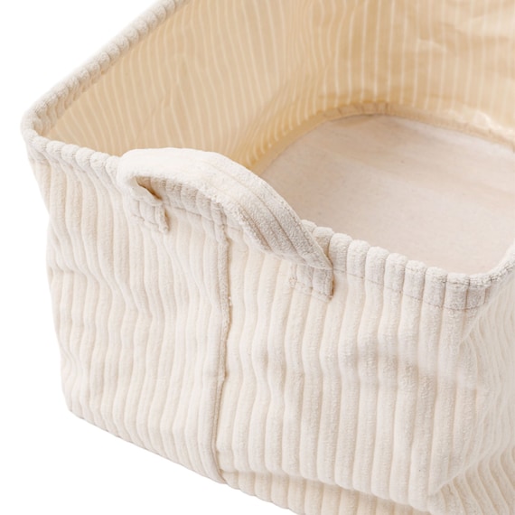 取手付きバスケットS(NF282016 アイボリー) 8枚目画像