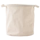 取手付きバスケット円形S(NF R2830 アイボリー) 3枚目画像