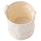 取手付きバスケット円形S(NF R2830 アイボリー) 4枚目画像