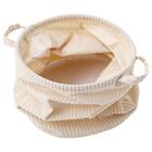 取手付きバスケット円形S(NF R2830 アイボリー) 5枚目画像