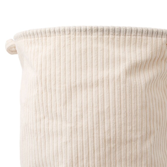 取手付きバスケット円形S(NF R2830 アイボリー) 6枚目画像