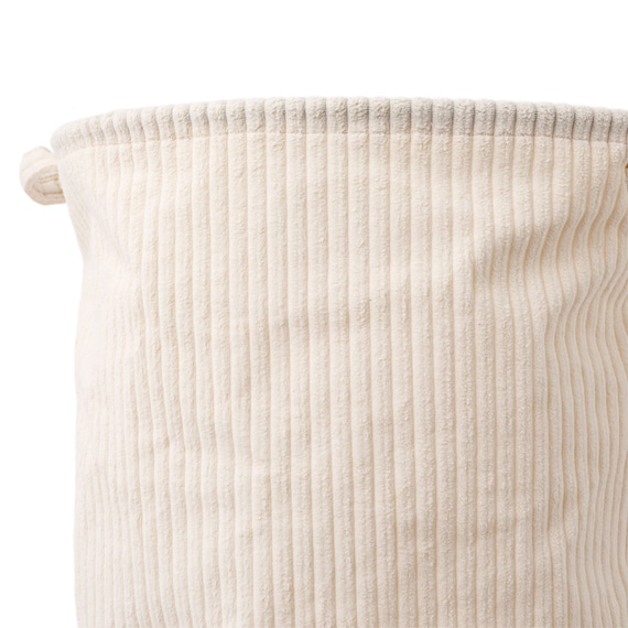 取手付きバスケット円形S(NF R2830 アイボリー) 6枚目画像