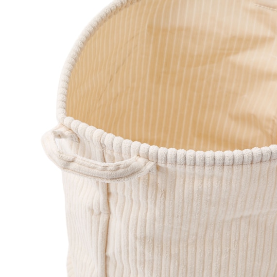 取手付きバスケット円形S(NF R2830 アイボリー) 7枚目画像