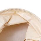 取手付きバスケット円形S(NF R2830 アイボリー) 8枚目画像