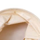 取手付きバスケット円形S(NF R2830 アイボリー) 8枚目画像