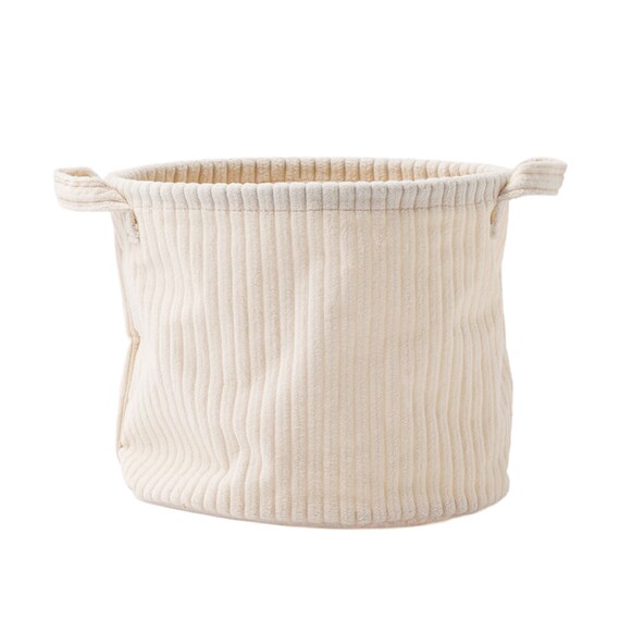 取手付きバスケット(NF 3点 アイボリー) 5枚目画像