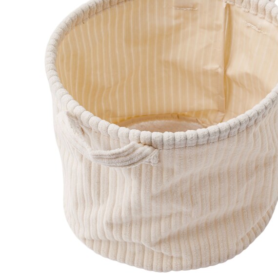 取手付きバスケット(NF 3点 アイボリー) 9枚目画像