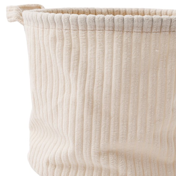 取手付きバスケット(NF 3点 アイボリー) 10枚目画像