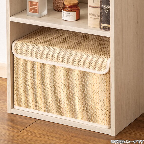 折り畳み竹バスケット(HY382624) 2枚目画像