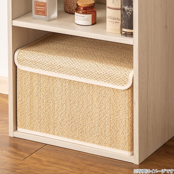 折り畳み竹バスケット(HY382624) 2枚目画像