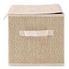 折り畳み竹バスケット(HY382624) 4枚目画像