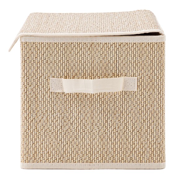 折り畳み竹バスケット(HY382624) 4枚目画像