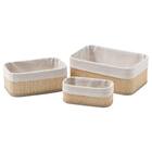 竹バスケット(HY 3点セット) 1枚目画像