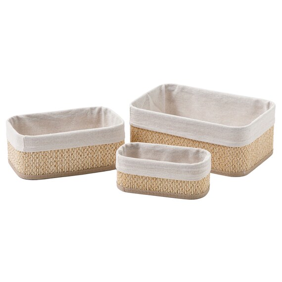 竹バスケット(HY 3点セット) 1枚目画像